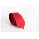 Slim Royal Κόκκινη Γραβάτα 4,5cm Πλάτος ανάγλυφη