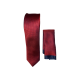 Γραβάτα Κ΄όκκινη Μπλε Ανάγλυφη με μαντηλάκι