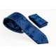 Μπλε Γραβάτα με σχέδια Πλάτος 6,5 cm